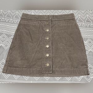 Wilfred Free Carmen High Waisted Corduroy Skirt Size 6